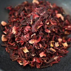 Kräutertee Hibiskusblüten (geschnitten)