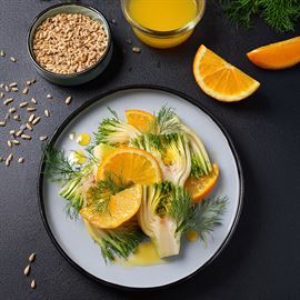 Fruchtiger Salat mit Teedressing